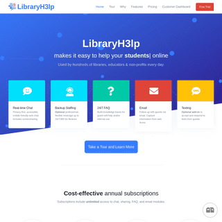 A complete backup of libraryh3lp.com