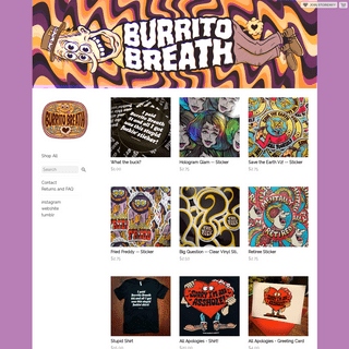 A complete backup of burritobreath.storenvy.com