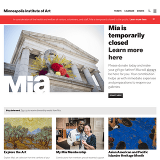 A complete backup of artsmia.org