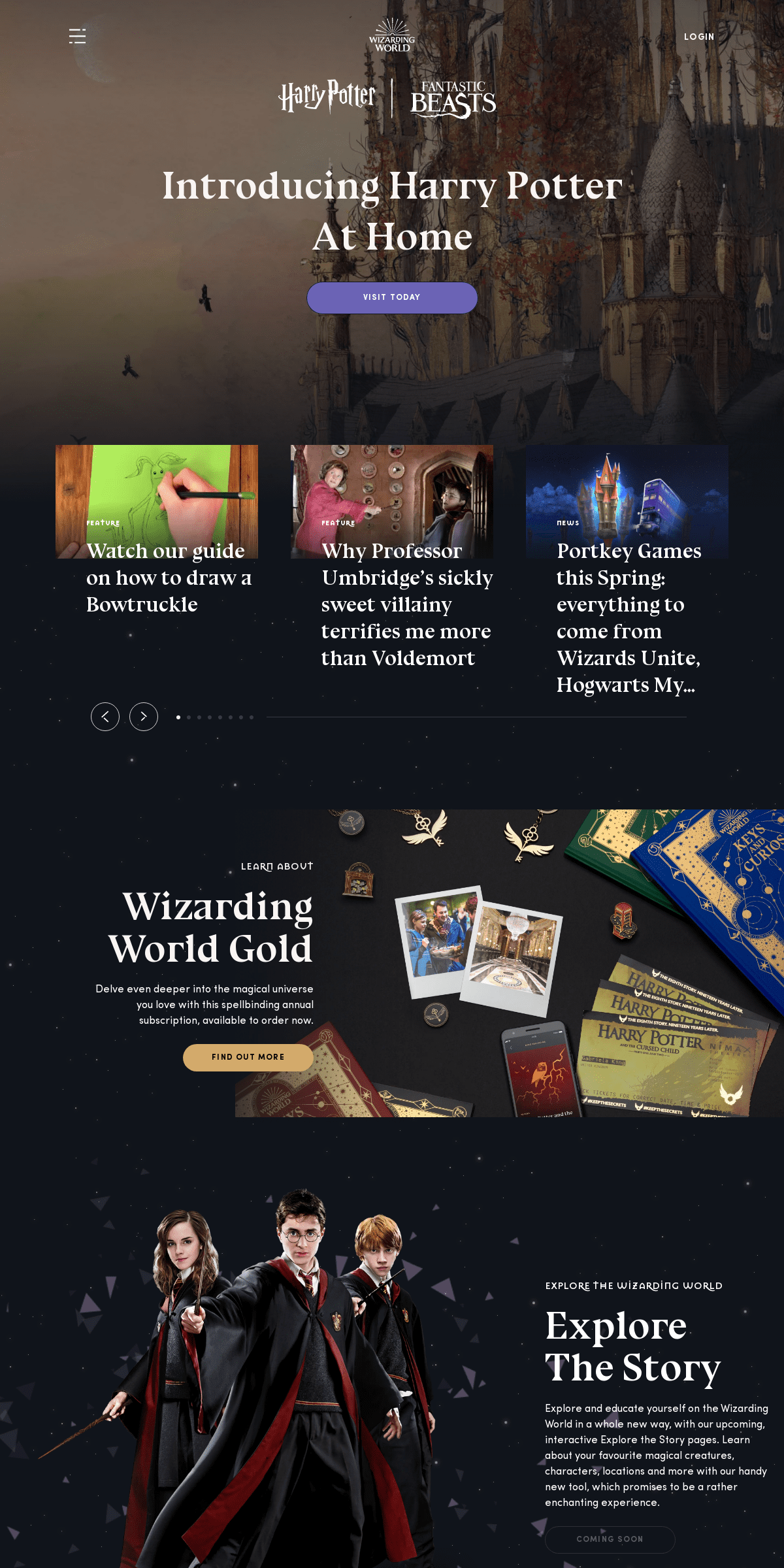 A complete backup of wizardingworld.com