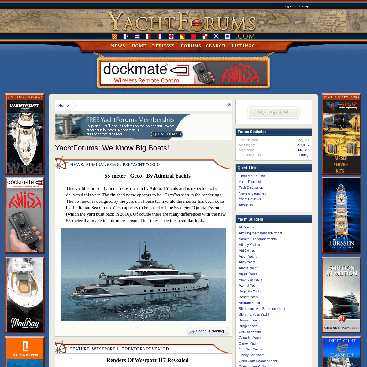 A complete backup of yachtforums.com