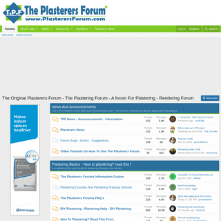 A complete backup of plasterersforum.com