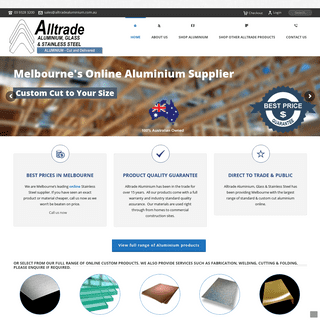 A complete backup of alltradealuminium.com.au