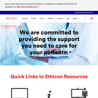 A complete backup of ethicon.com