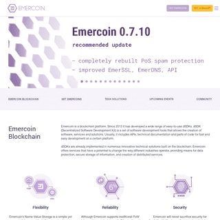 A complete backup of emercoin.com