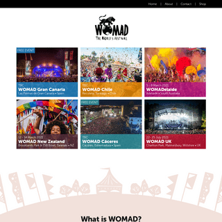 A complete backup of womad.org