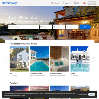 A complete backup of homeaway.no