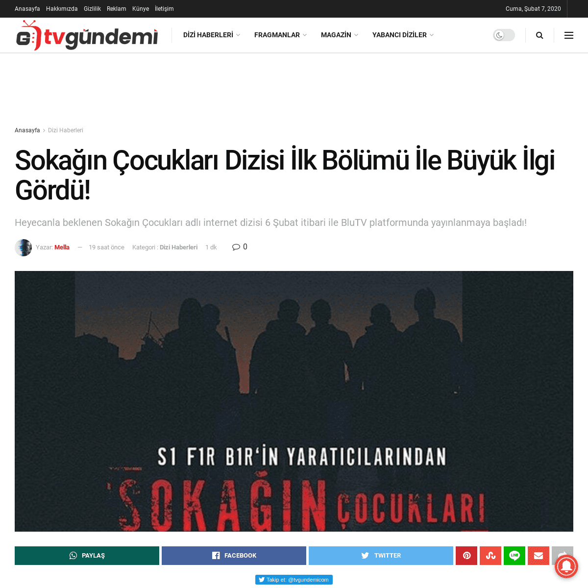 A complete backup of www.tvgundemi.com/dizi-haberleri/sokagin-cocuklari-dizisi-ilk-bolumu-ile-buyuk-ilgi-gordu-h20074.html