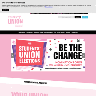 A complete backup of manchesterstudentsunion.com