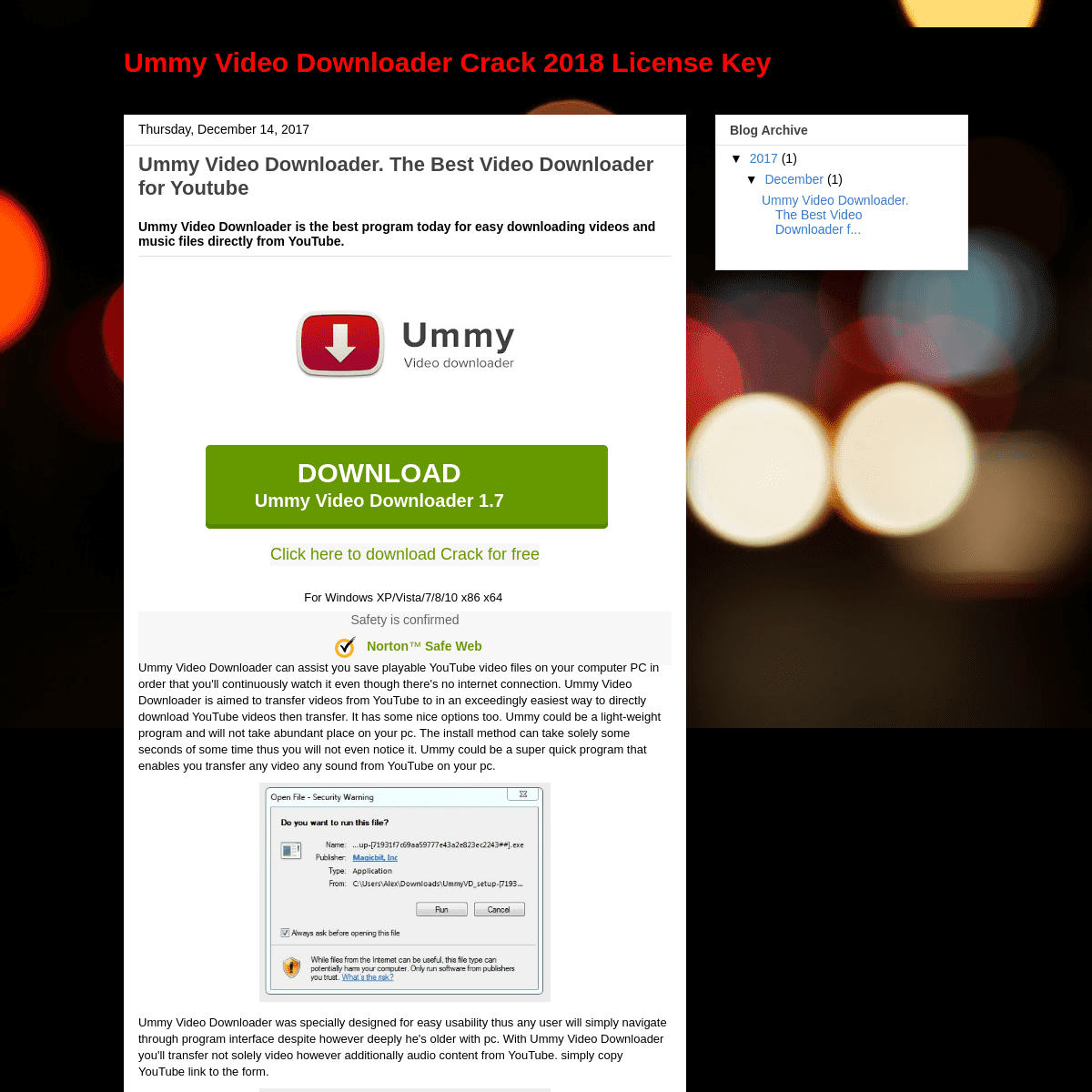 license key for ummy video downloader 1.10.3.0