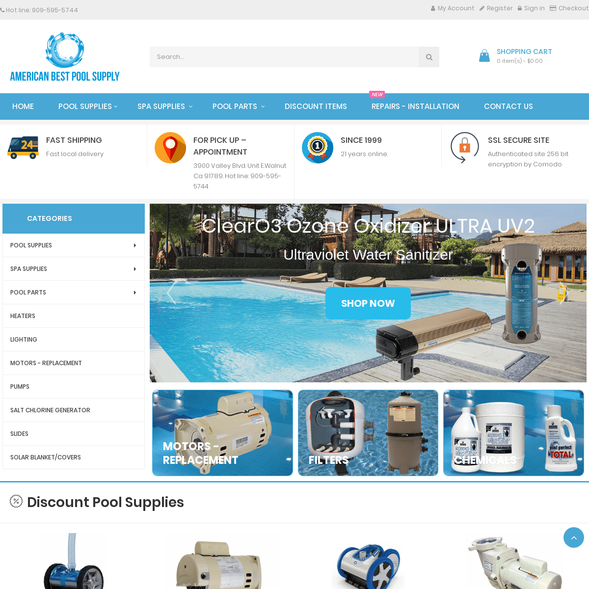 A complete backup of americanbestpoolsupply.com