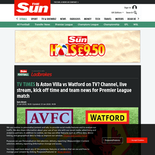 A complete backup of www.thesun.co.uk/sport/football/10781803/aston-villa-watford-live-stream-tv-watch-premier-league-online/