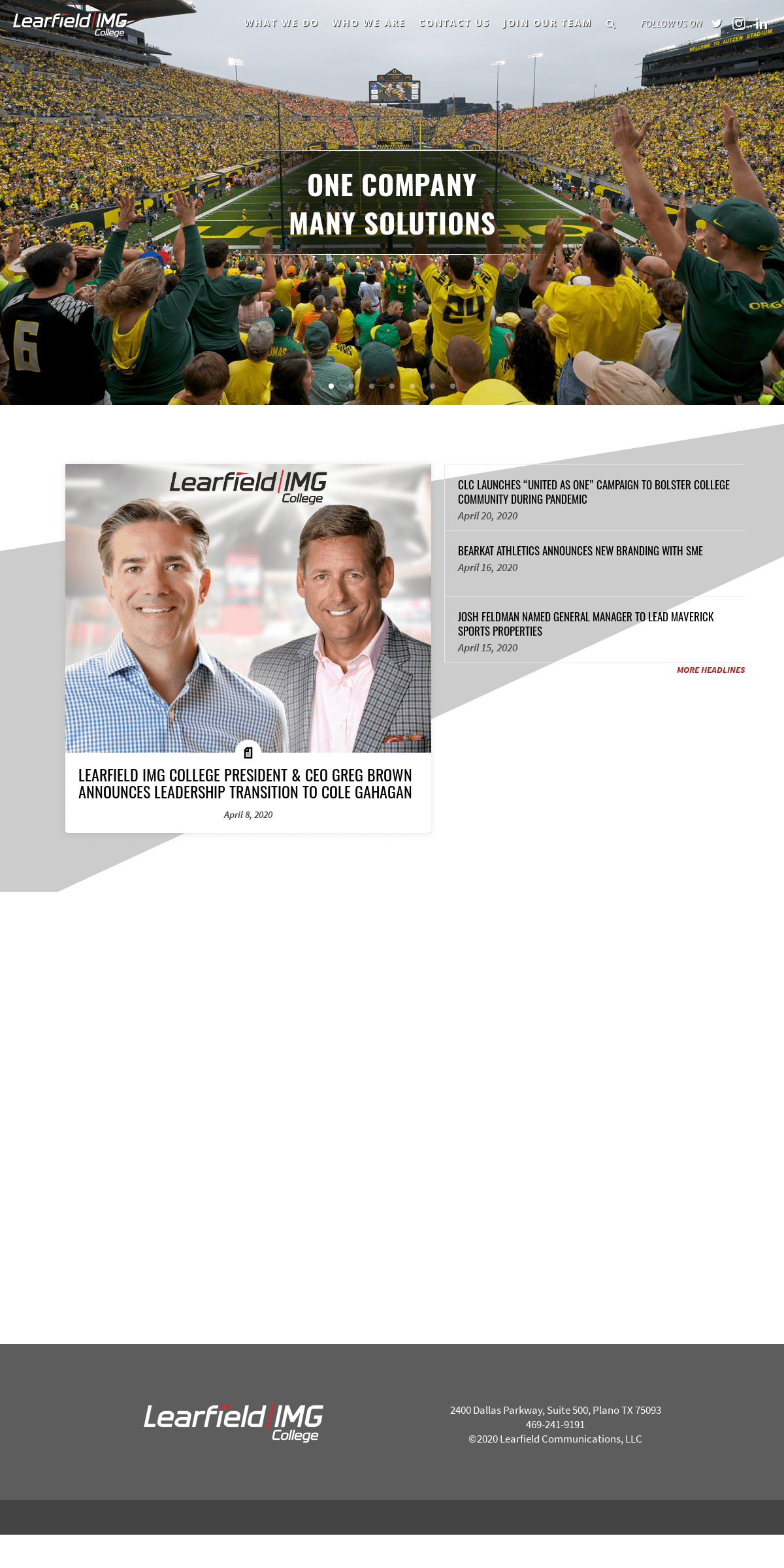 A complete backup of learfield.com