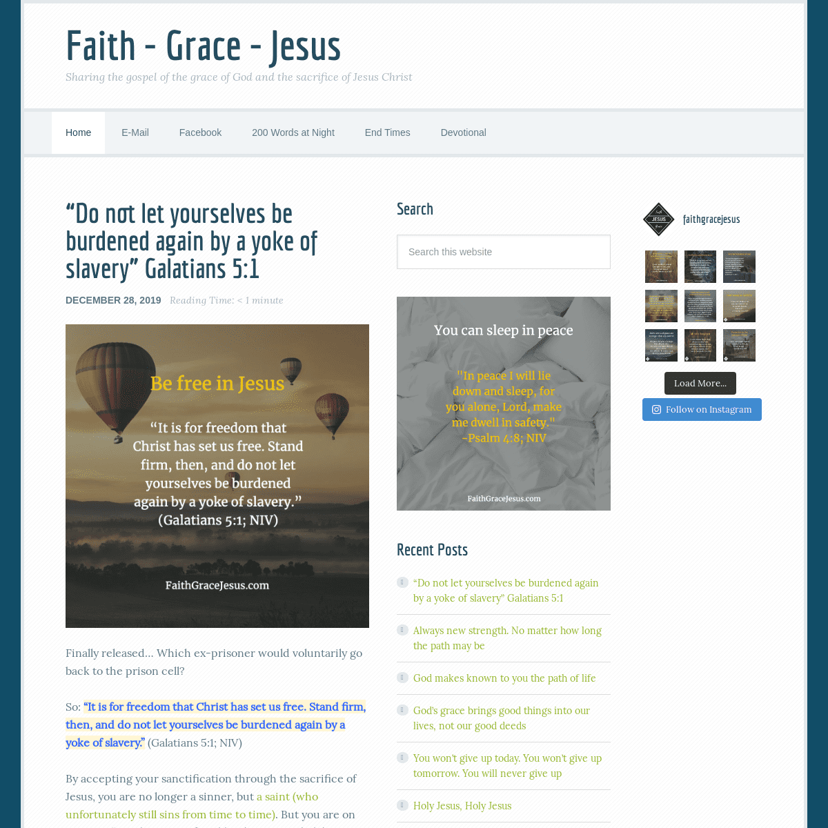 A complete backup of faithgracejesus.com