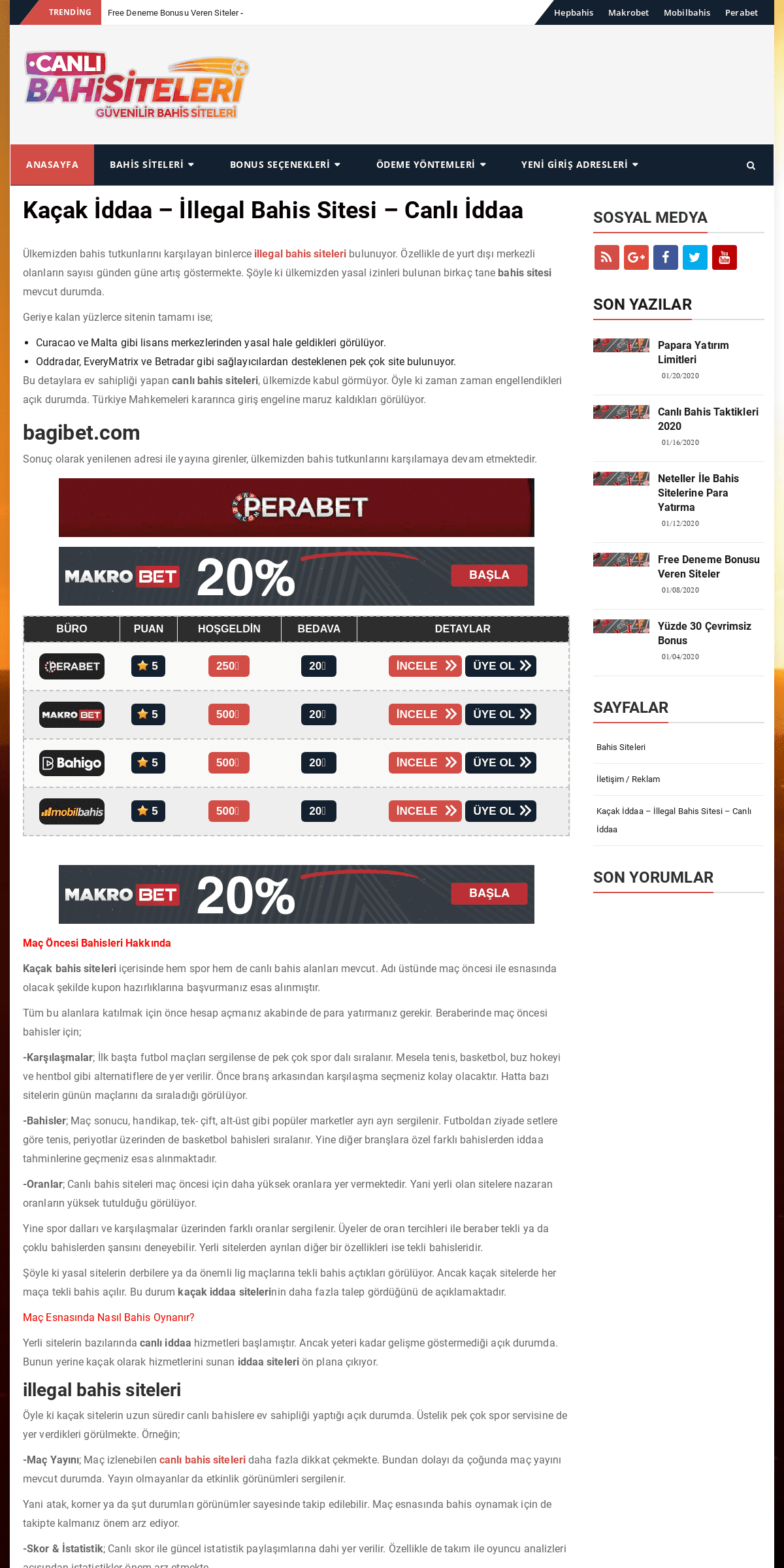 A complete backup of bagibet.com