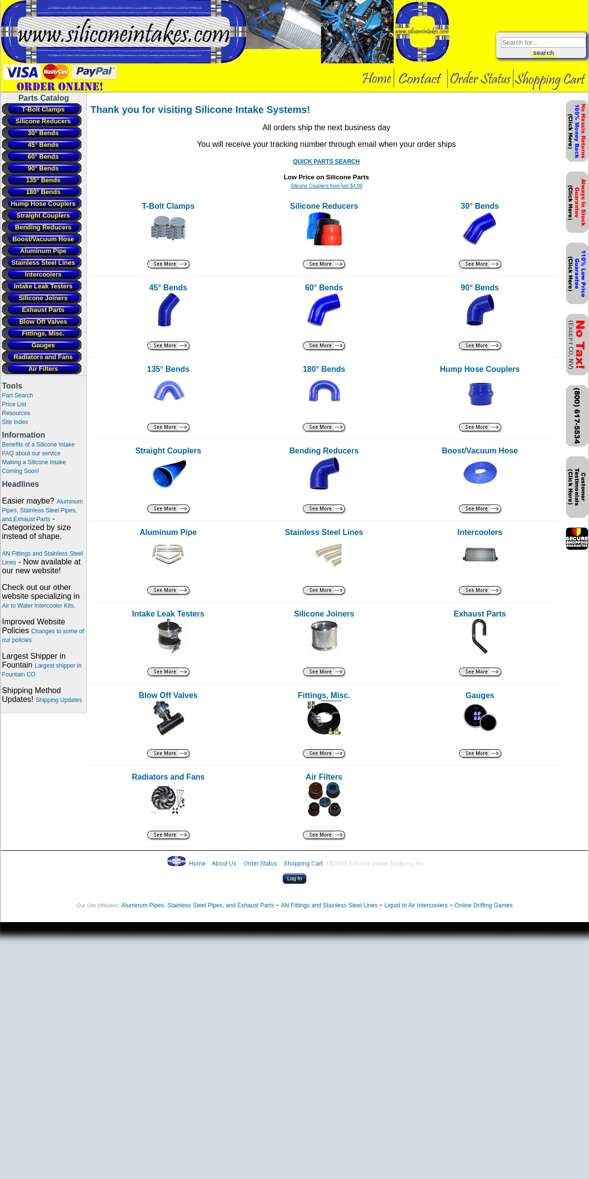 A complete backup of siliconeintakes.com