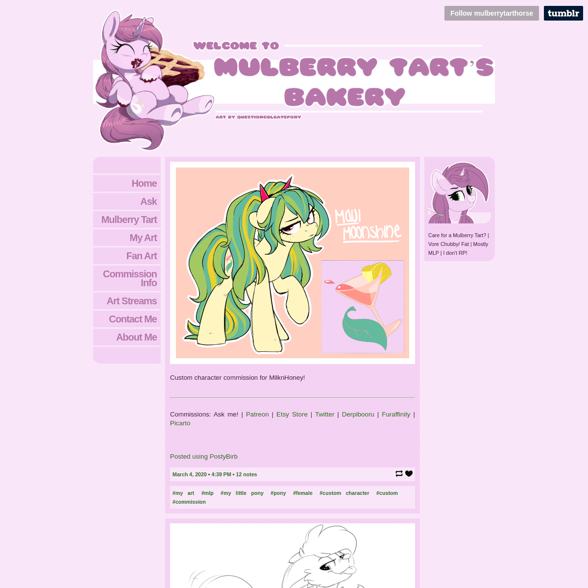 A complete backup of mulberrytarthorse.tumblr.com