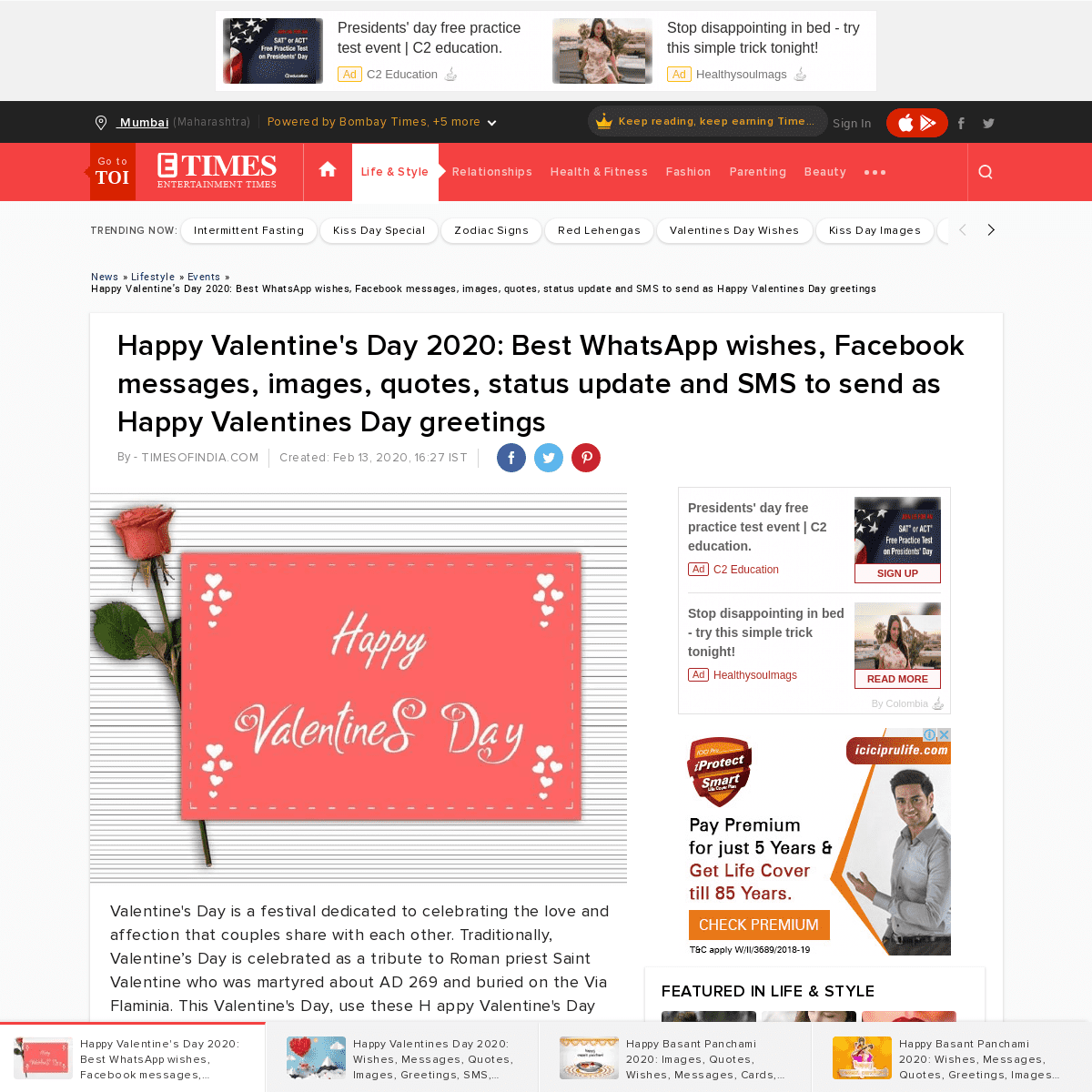 A complete backup of timesofindia.indiatimes.com/life-style/events/happy-valentines-day-2020-wishes-messages-quotes-images-best-