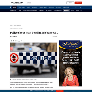 A complete backup of www.canberratimes.com.au/story/6644174/police-shoot-man-dead-in-brisbane-cbd/?cs=14231