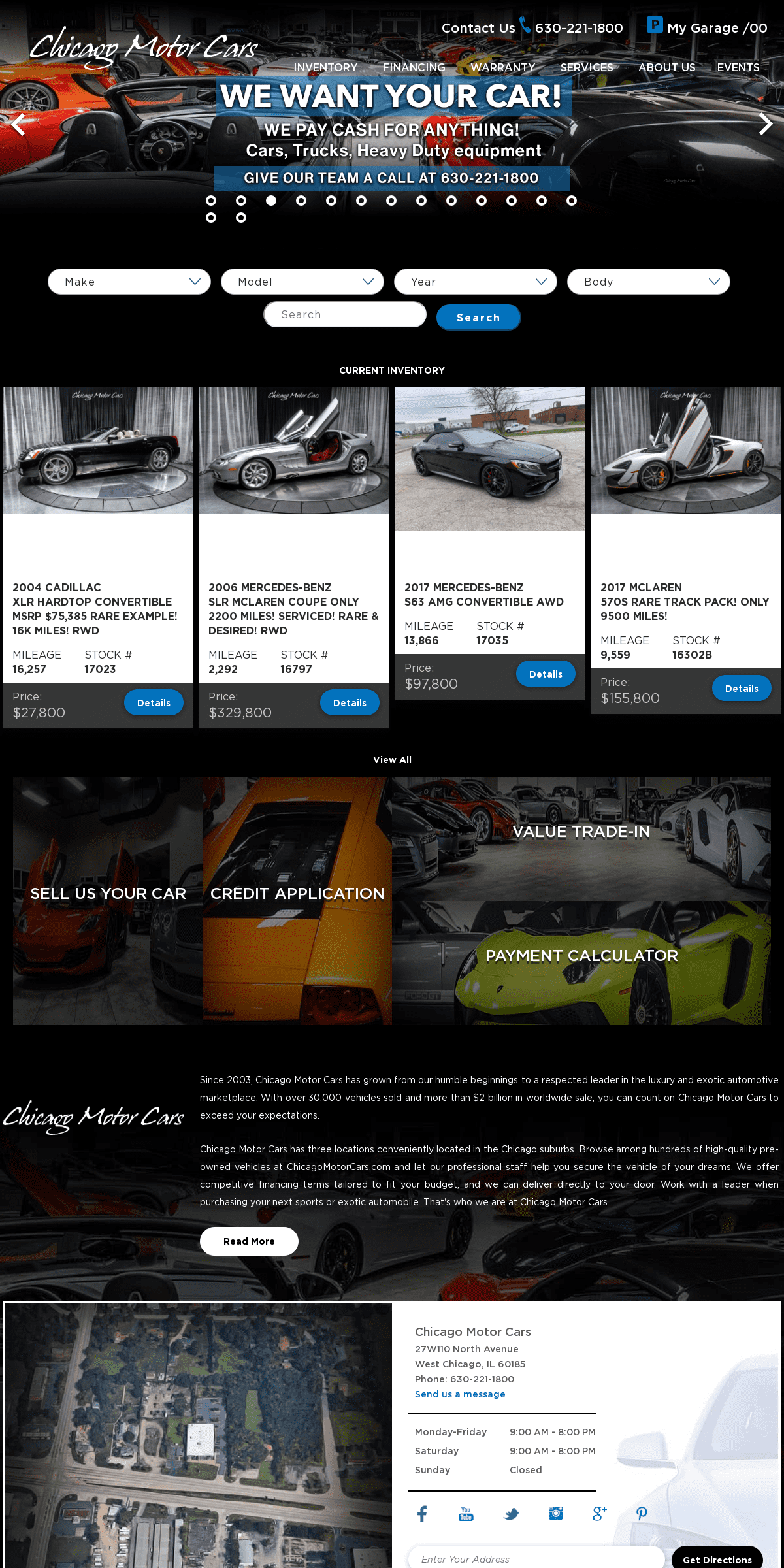 A complete backup of chicagomotorcars.com