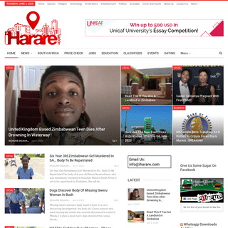A complete backup of iharare.com