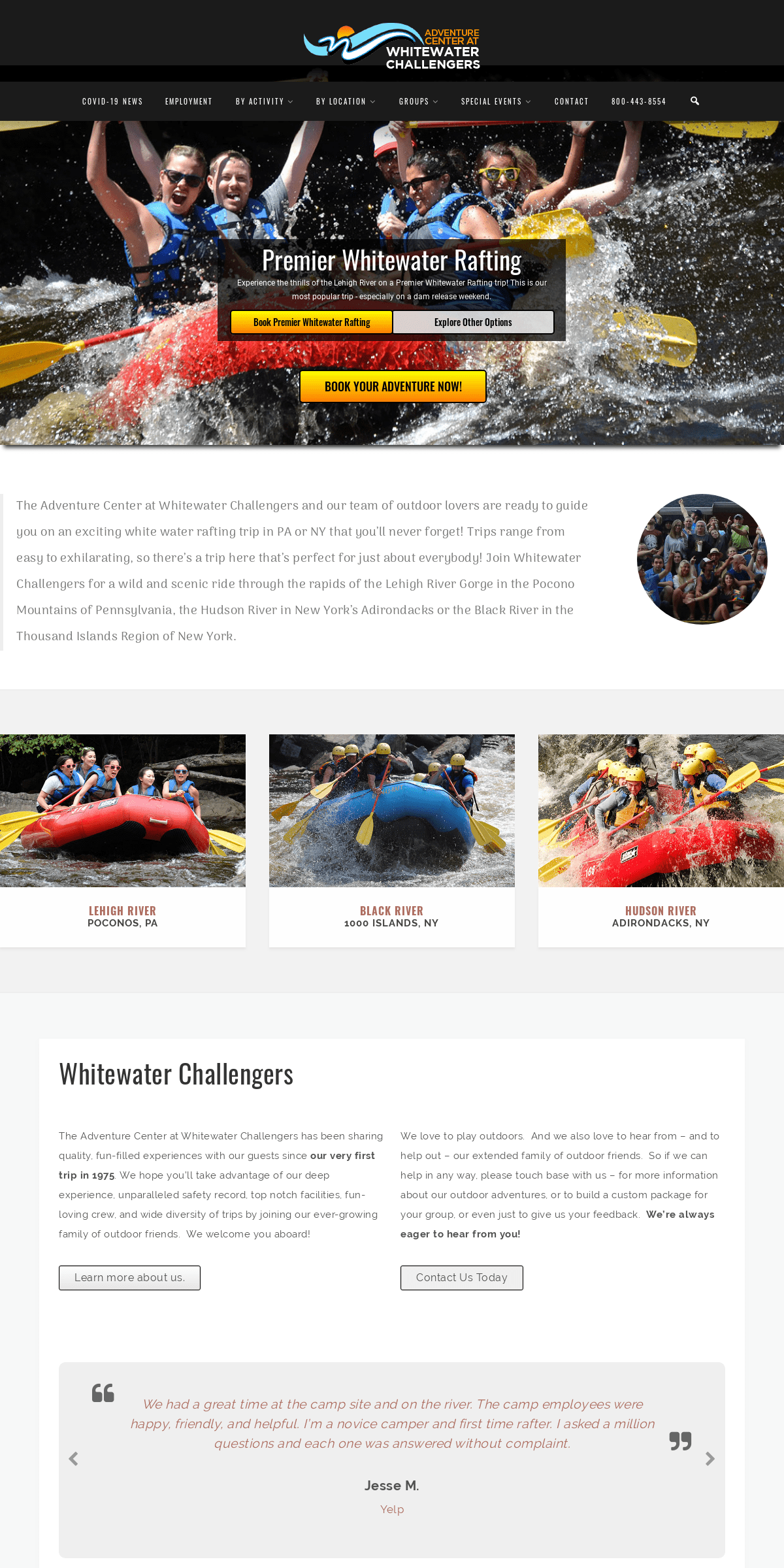 A complete backup of whitewaterchallengers.com