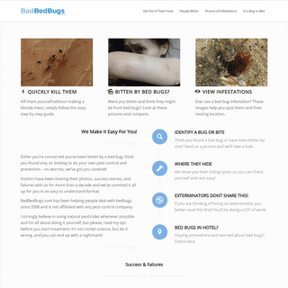 A complete backup of badbedbugs.com
