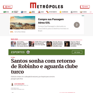 A complete backup of www.metropoles.com/esportes/futebol/santos-sonha-com-retorno-de-robinho-e-aguarda-clube-turco