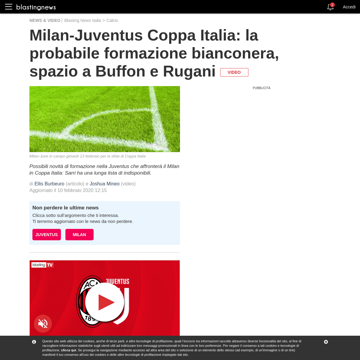 A complete backup of it.blastingnews.com/calcio/2020/02/milan-juventus-coppa-italia-la-probabile-formazione-bianconera-spazio-a-