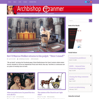 A complete backup of archbishopcranmer.com