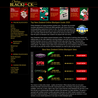 A complete backup of onlineblackjack.co.nz