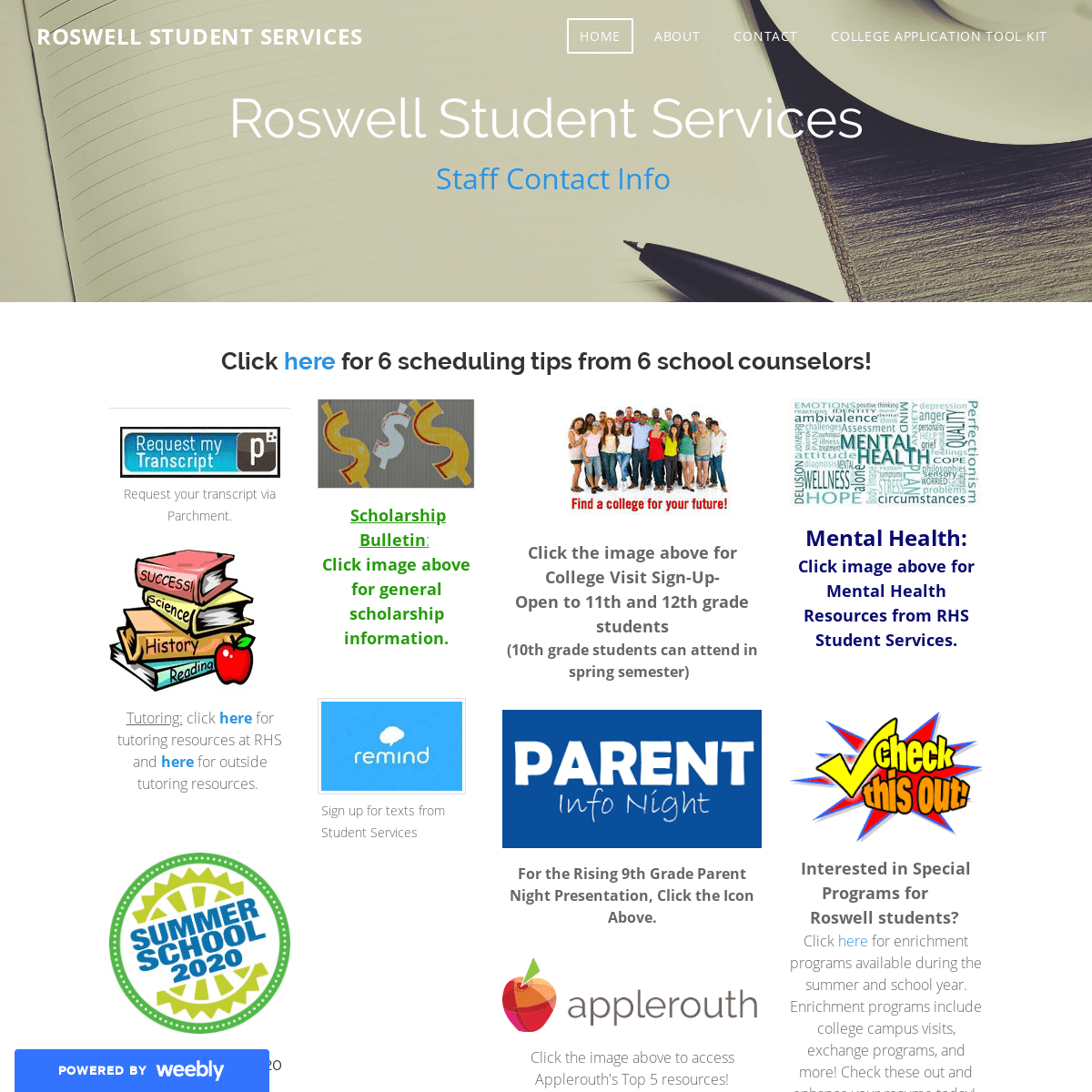 A complete backup of roswellstudentservices.weebly.com