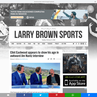 A complete backup of larrybrownsports.com/entertainment/clint-eastwood-appears-to-show-his-age-in-awkward-jim-nantz-interview/53