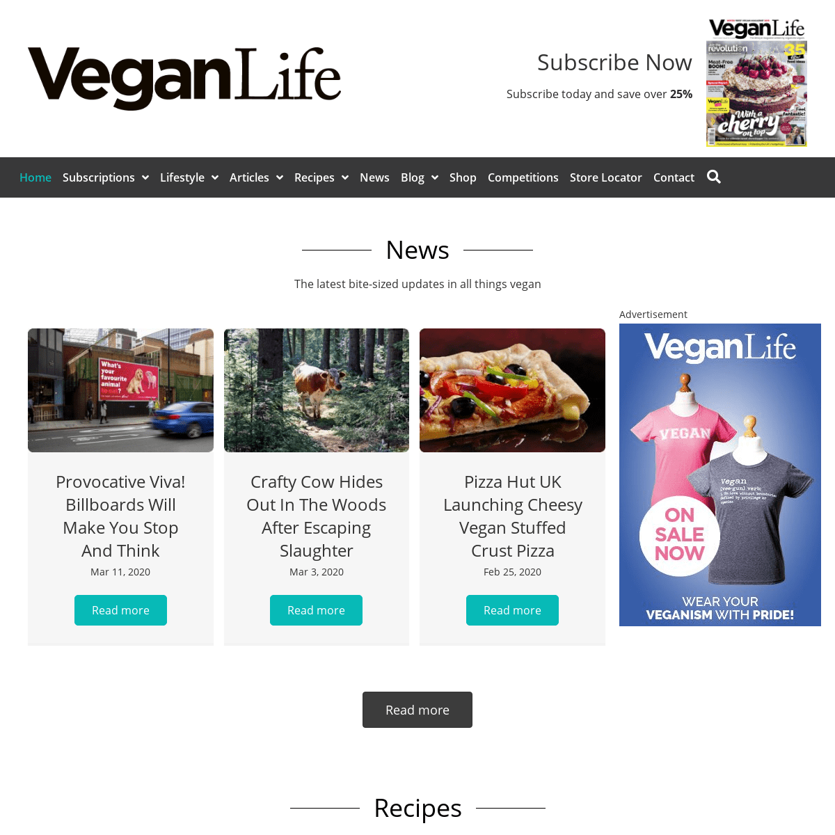 A complete backup of veganlifemag.com