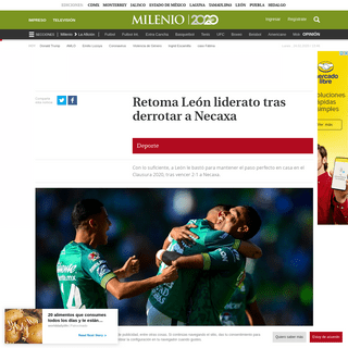 A complete backup of www.milenio.com/deportes/leon-vs-necaxa-resultados