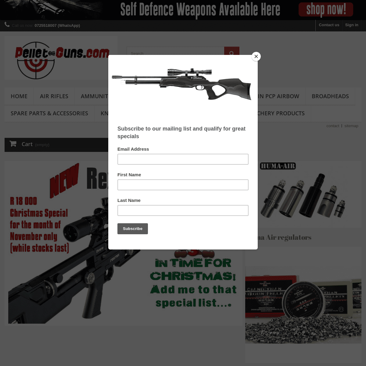 A complete backup of pellet-guns.com