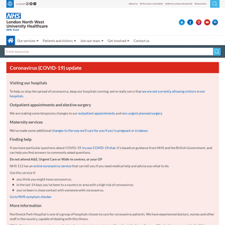 A complete backup of lnwh.nhs.uk