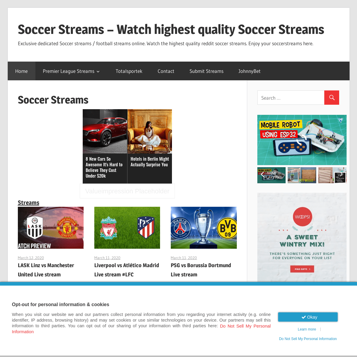 A complete backup of soccerstreams.info