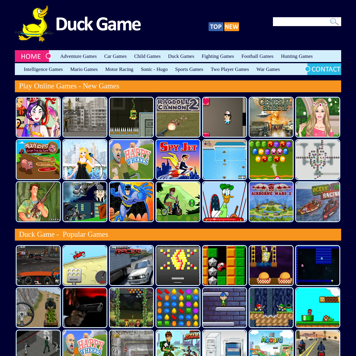 A complete backup of duckgame.net