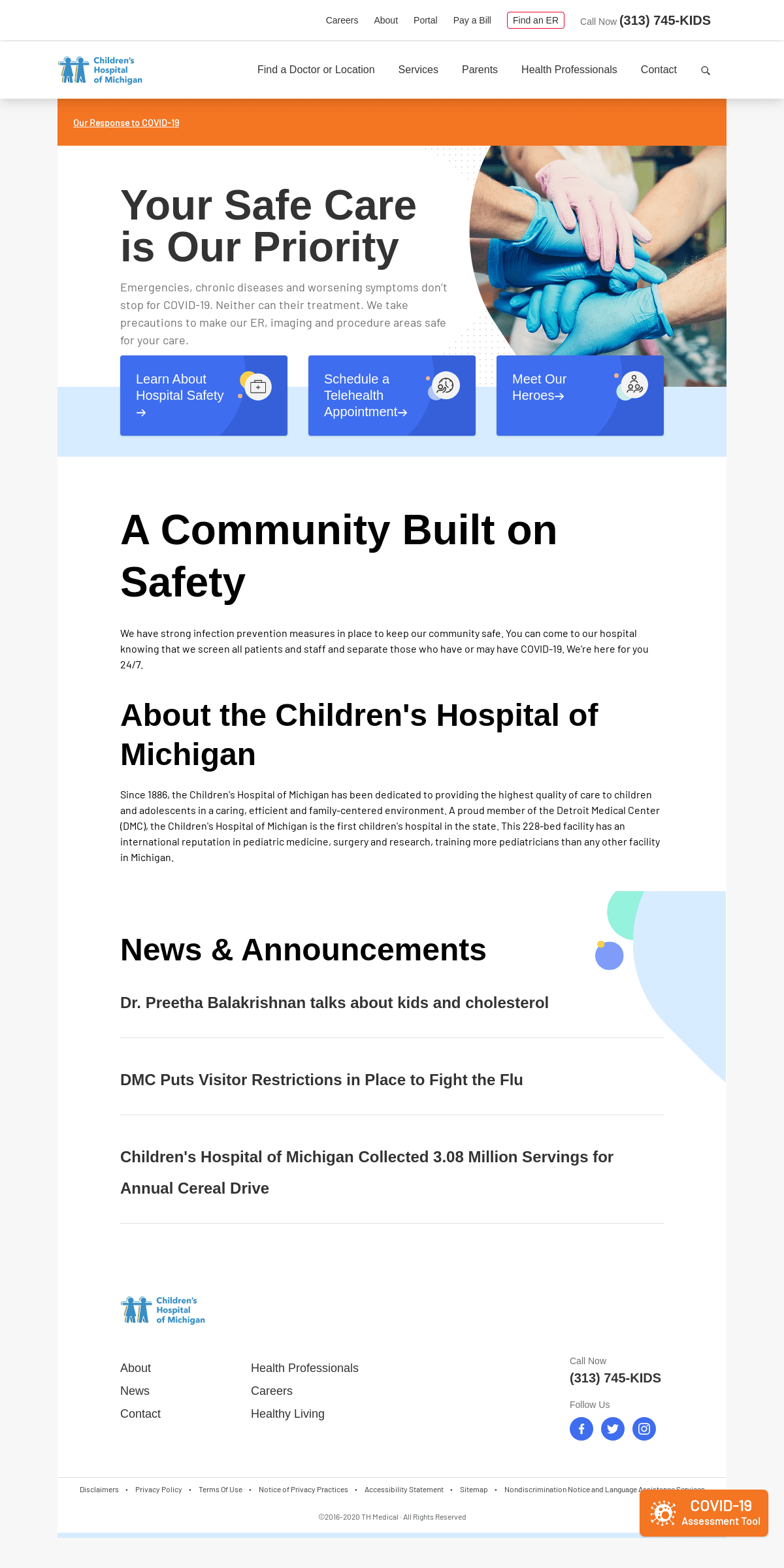 A complete backup of childrensdmc.org