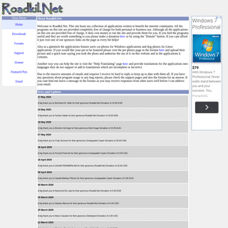 A complete backup of roadkil.net