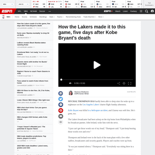 A complete backup of www.espn.com/nba/story/_/id/28602308/how-lakers-made-game-five-days-kobe-bryant-death