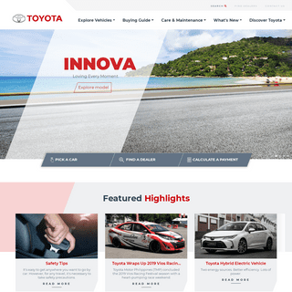 A complete backup of toyota.com.ph