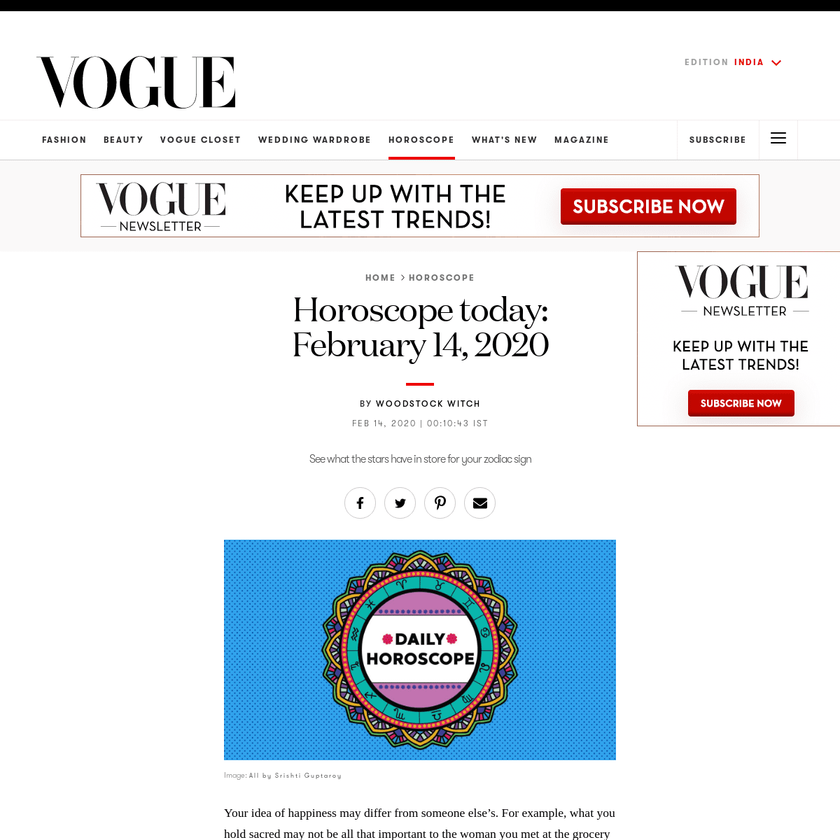 A complete backup of www.vogue.in/horoscope/collection/daily-horoscope-today-14-02-2020-zodiac-signs/