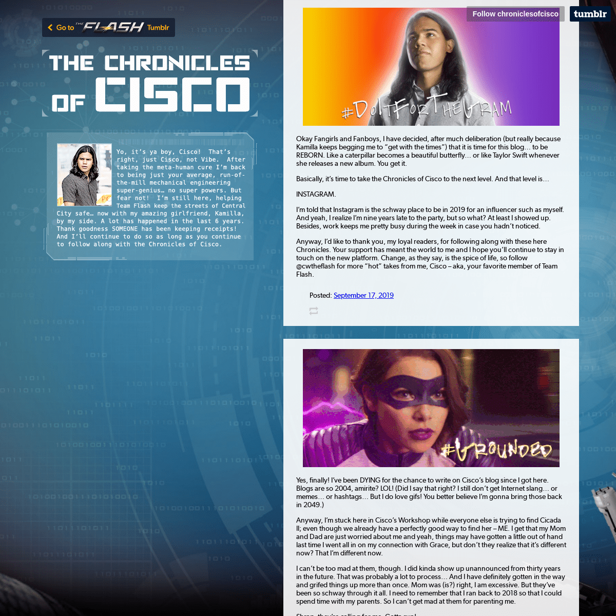 A complete backup of chroniclesofcisco.tumblr.com