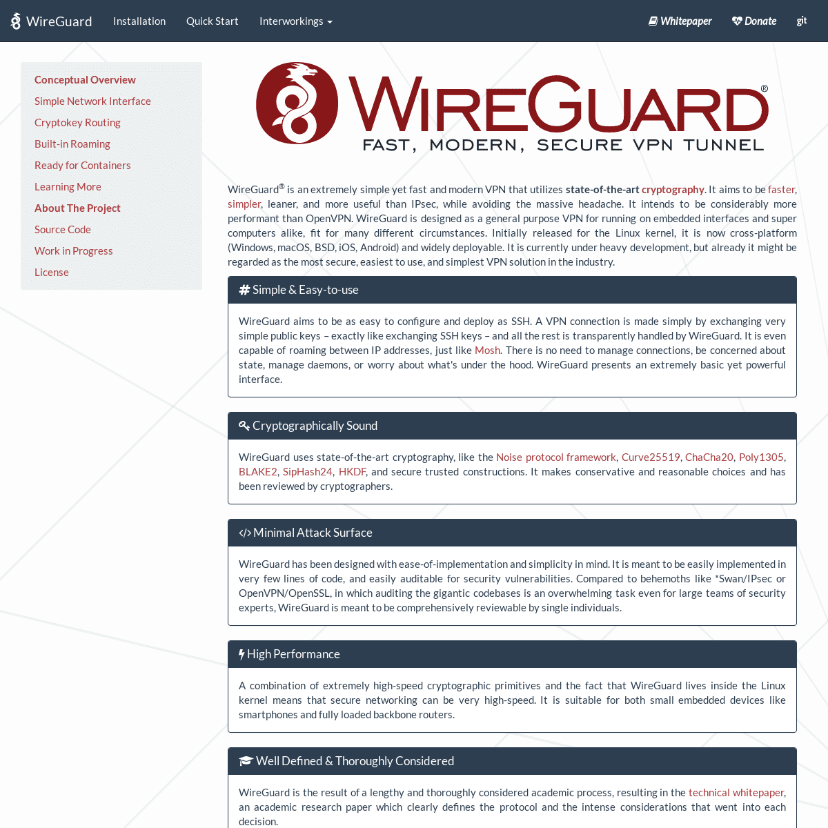 A complete backup of wireguard.com
