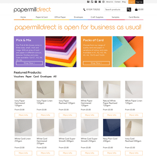 A complete backup of papermilldirect.co.uk