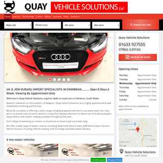 A complete backup of quayvehiclesolutions.com