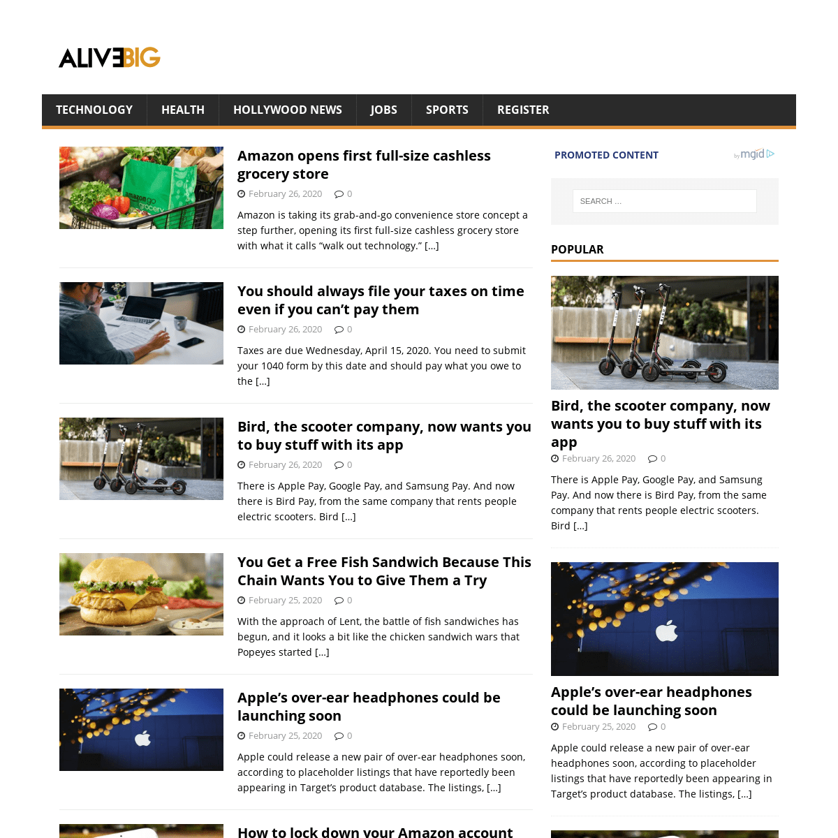 A complete backup of alivebig.com