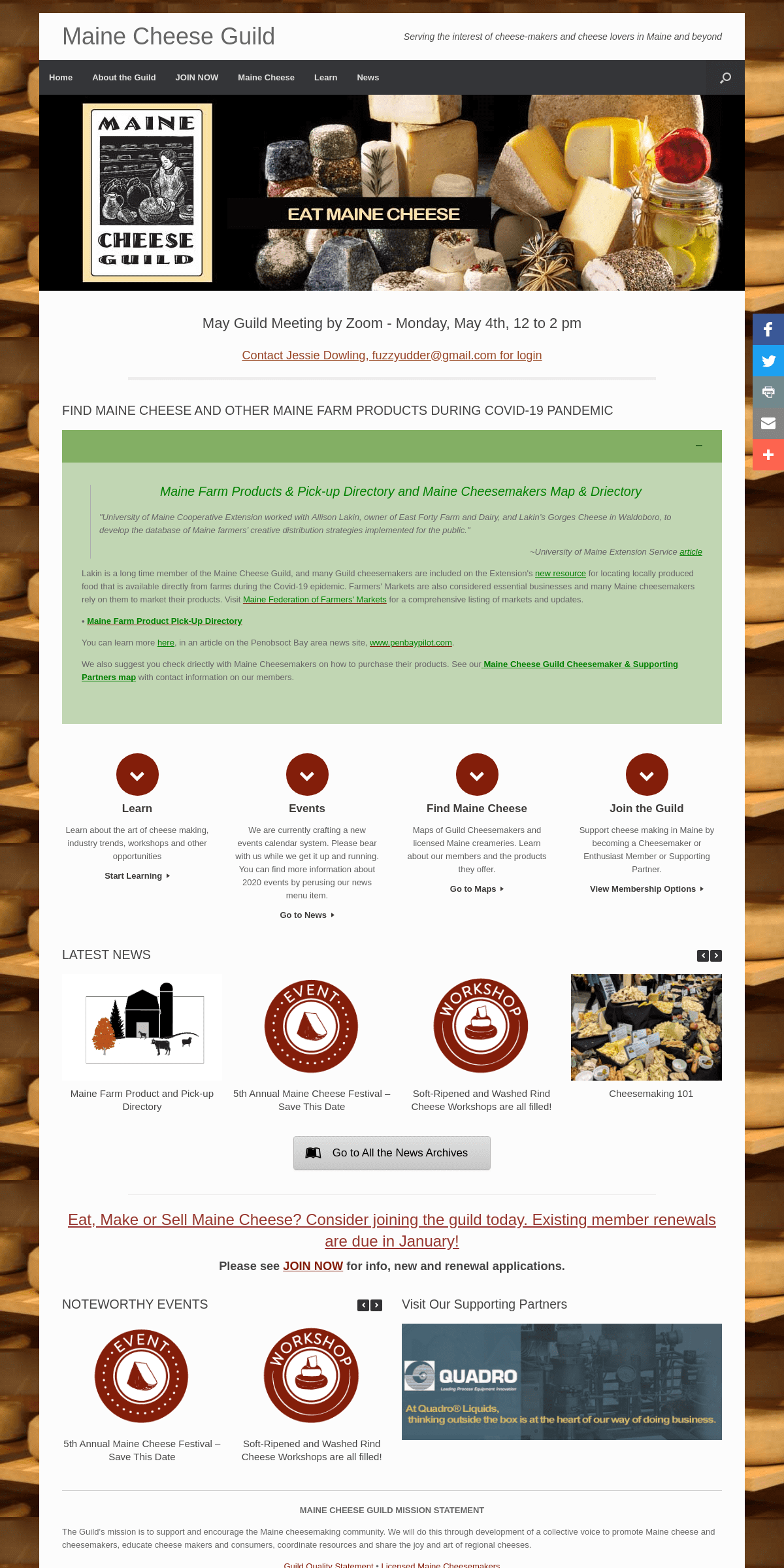 A complete backup of mainecheeseguild.org